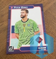 2021-22 Panini Donruss Road To Qatar Pitch Kings Alisson Brazil #18